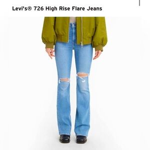 Levi’s 726 High Rise Flare Jeans